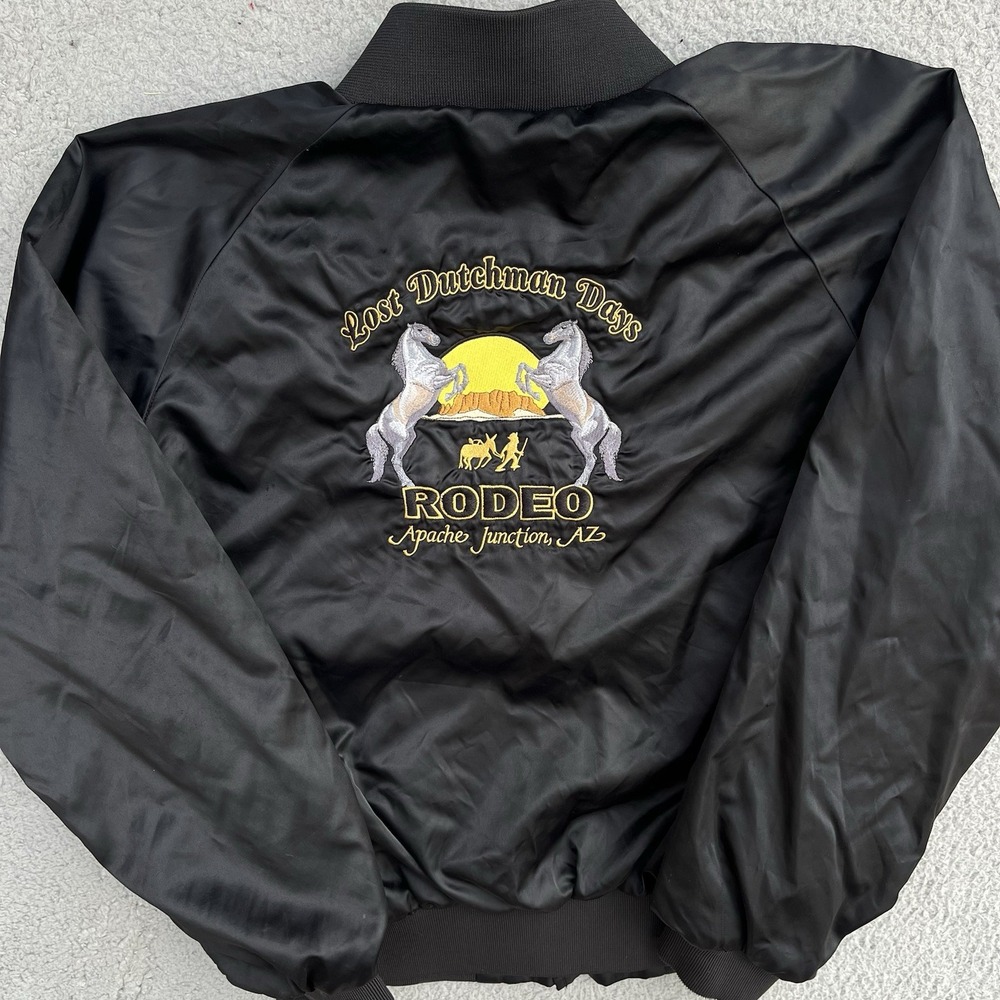 Vintage Lost Dutchman Days Rodeo Jacket Lightweight Coat Apache Junction Arizona